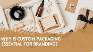 Custom packaging design showcasing brand identity