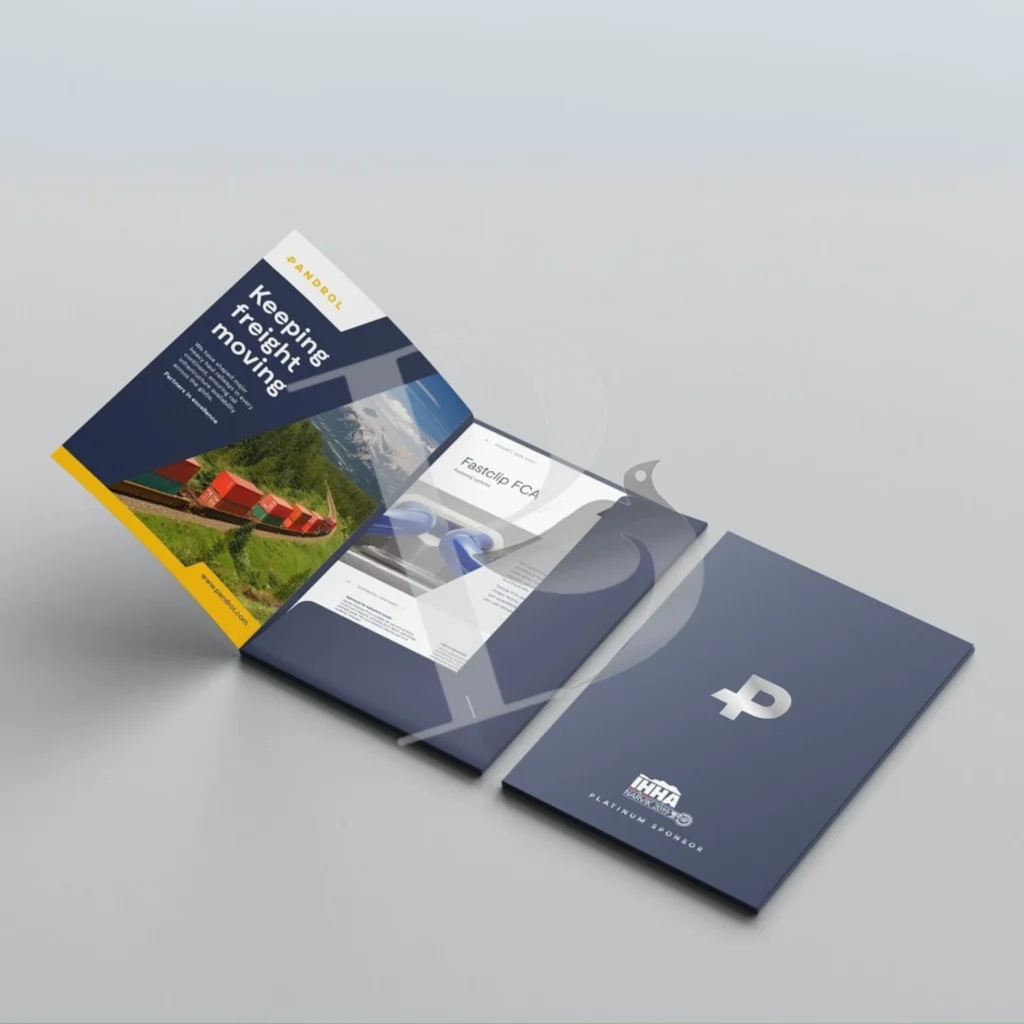 personalized die cut folder