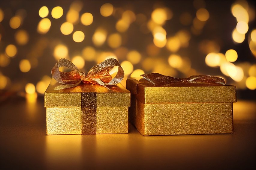 gold foil boxes