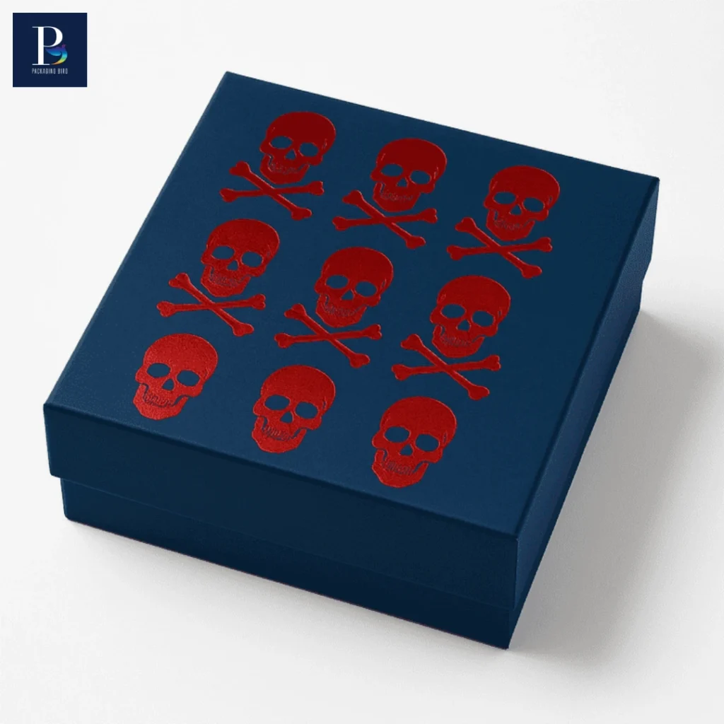 Copper foil metalized boxes