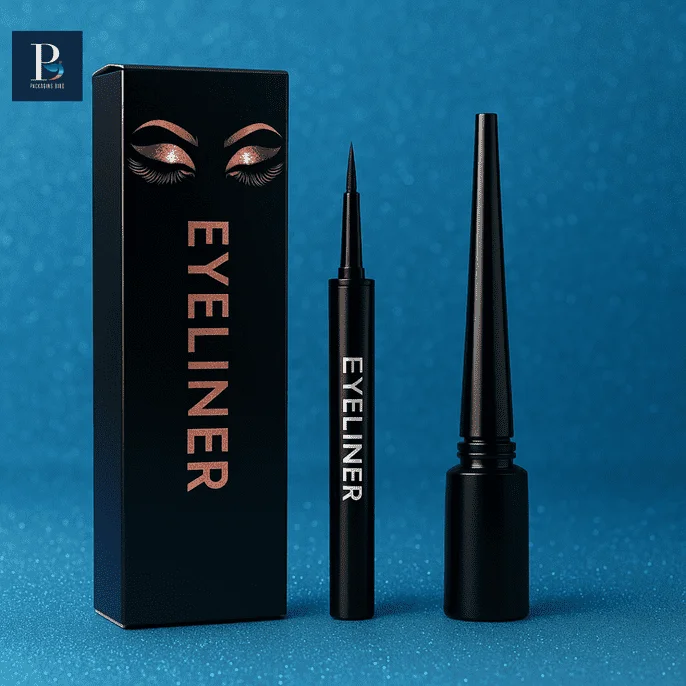 High-quality printed eyeliner packaging with logo