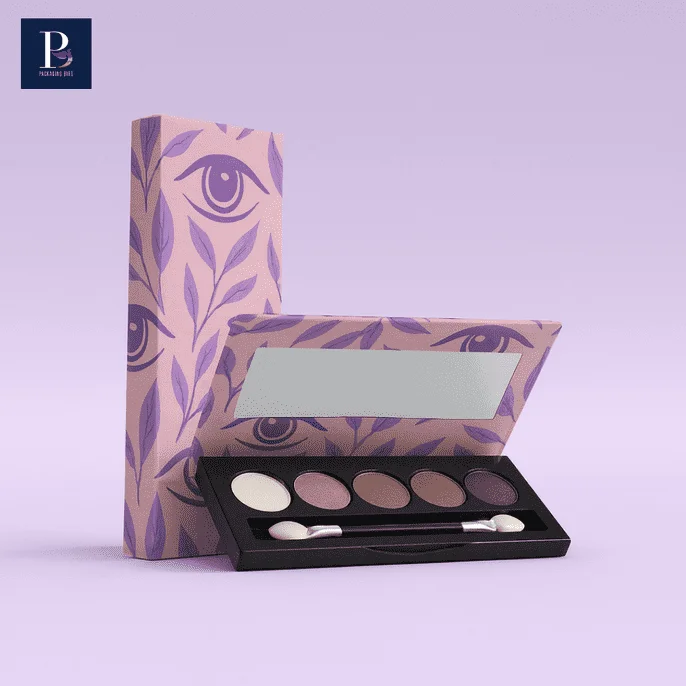 Custom eye shadow boxes for makeup packaging
