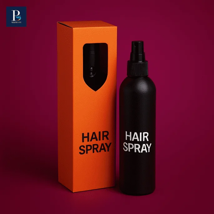 Custom hair spray boxes designed for hair spray bottles