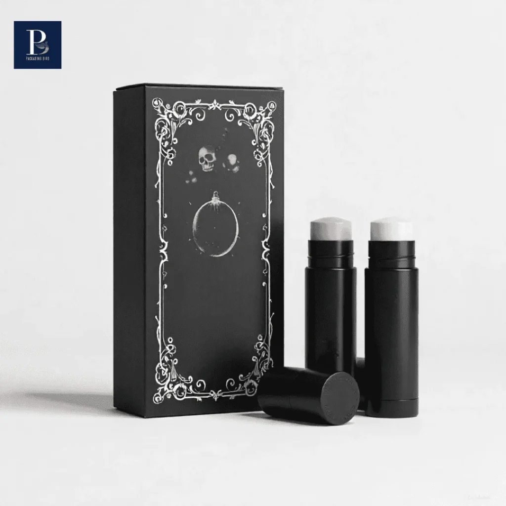 Lip balm display packaging boxes in different styles