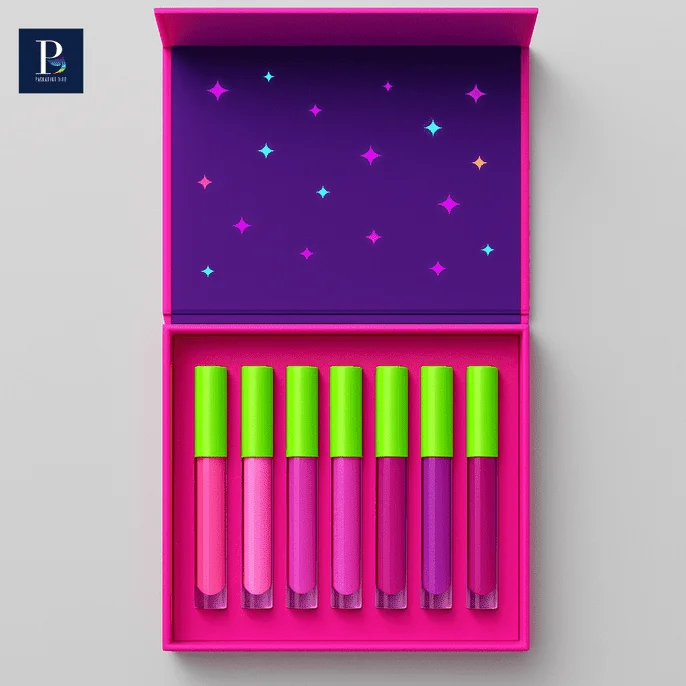 Luxury custom lip kit boxes with inserts