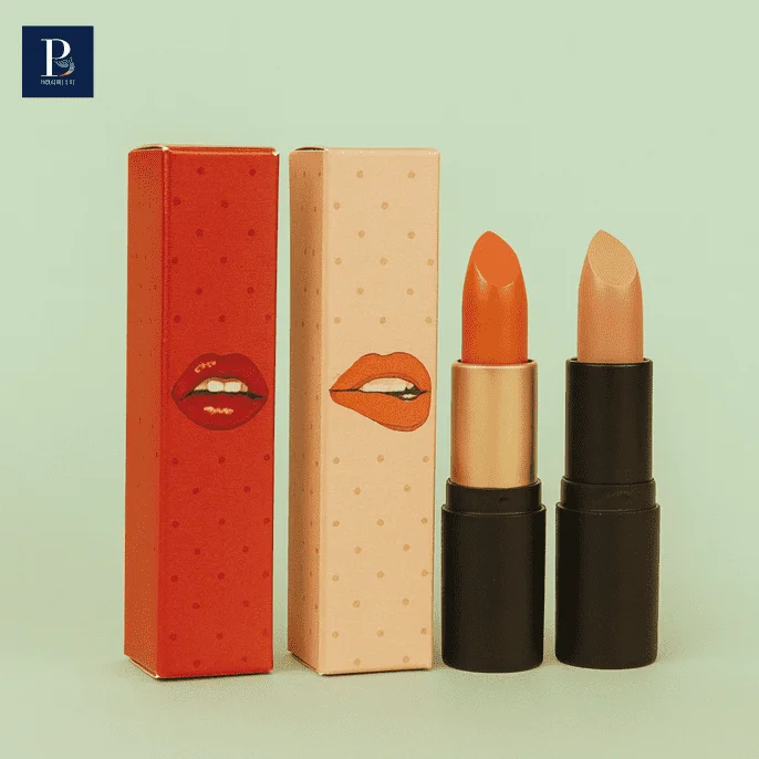Custom lipstick boxes with branded designs and logo