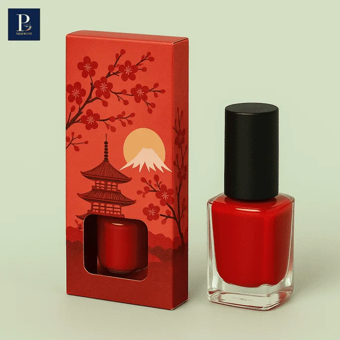 Custom nail polish boxes for branded logo and designing