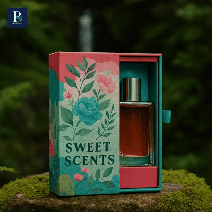 Elegant perfume gift boxes with premium printing designs.