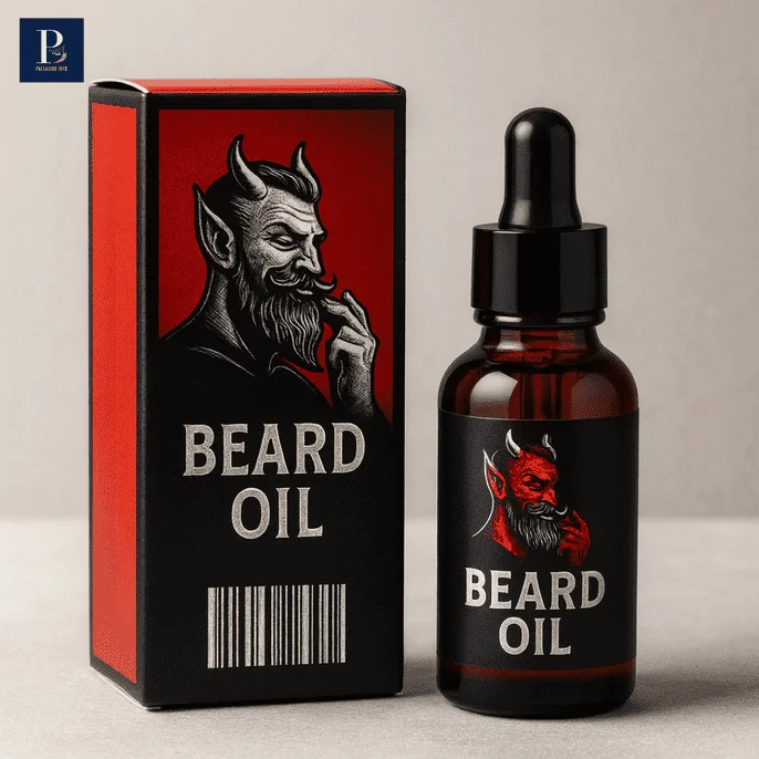 Order beard oil boxes with custom designing