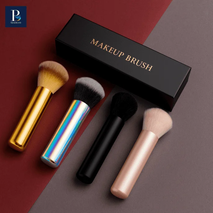 Luxury Makeup brush boxes with high-quality custom printing.
