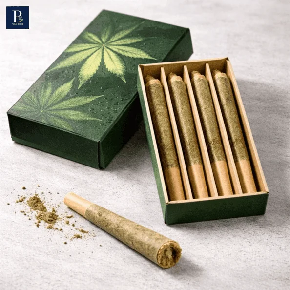 Custom pre-roll boxes designed for secure and stylish packaging of rolls.