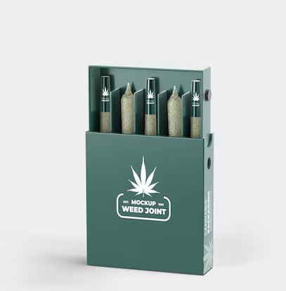 Premium pre-roll boxes featuring special finishes