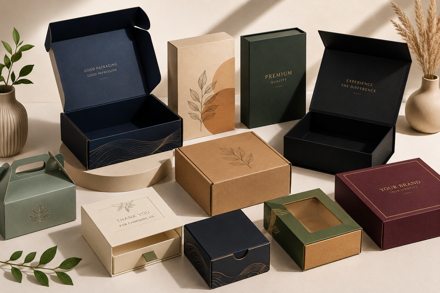 custom packaging box style
