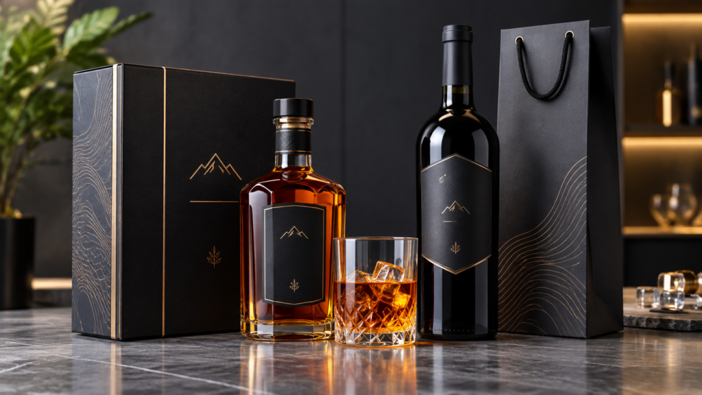 Custom Alcohol Packaging Boxes
