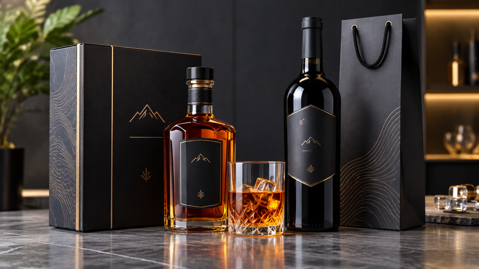 Custom Alcohol Packaging Boxes