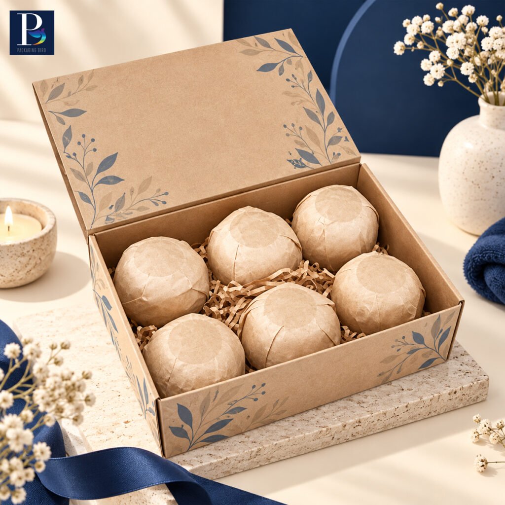 Kraft Bath Bomb Boxes1